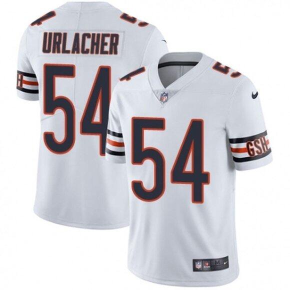 Men's Chicago Bears #54 Brian Urlacher White NFL Vapor untouchable Limited Stitched Jersey Men's Chicago Bears #54 Brian Urlacher White NFL Vapor untouchable Limited Stitched Jersey
